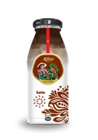 250 мл кофе латте Стеклянная бутылка